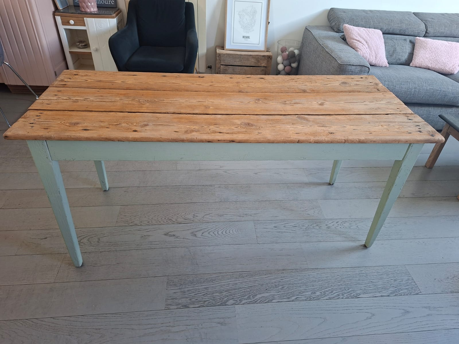 Table de ferme rectangulaire (2)